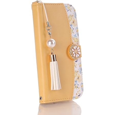 Amazon Co Jp Iphone6s ケース Iphone6ケース アイフォン6sケース アイフォン6ケース 手帳型ケースかわいい花柄 Yyk スマホケース 可愛いタッセル ストラップ付き マグネット式 財布型 エレガント キラキラ 横置きスタンド機能付き カードポケット付き