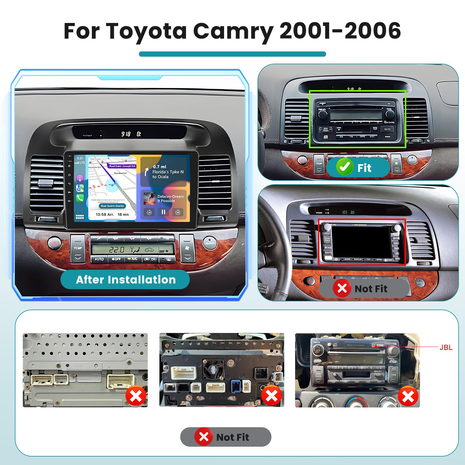 Radio Camry Rouge