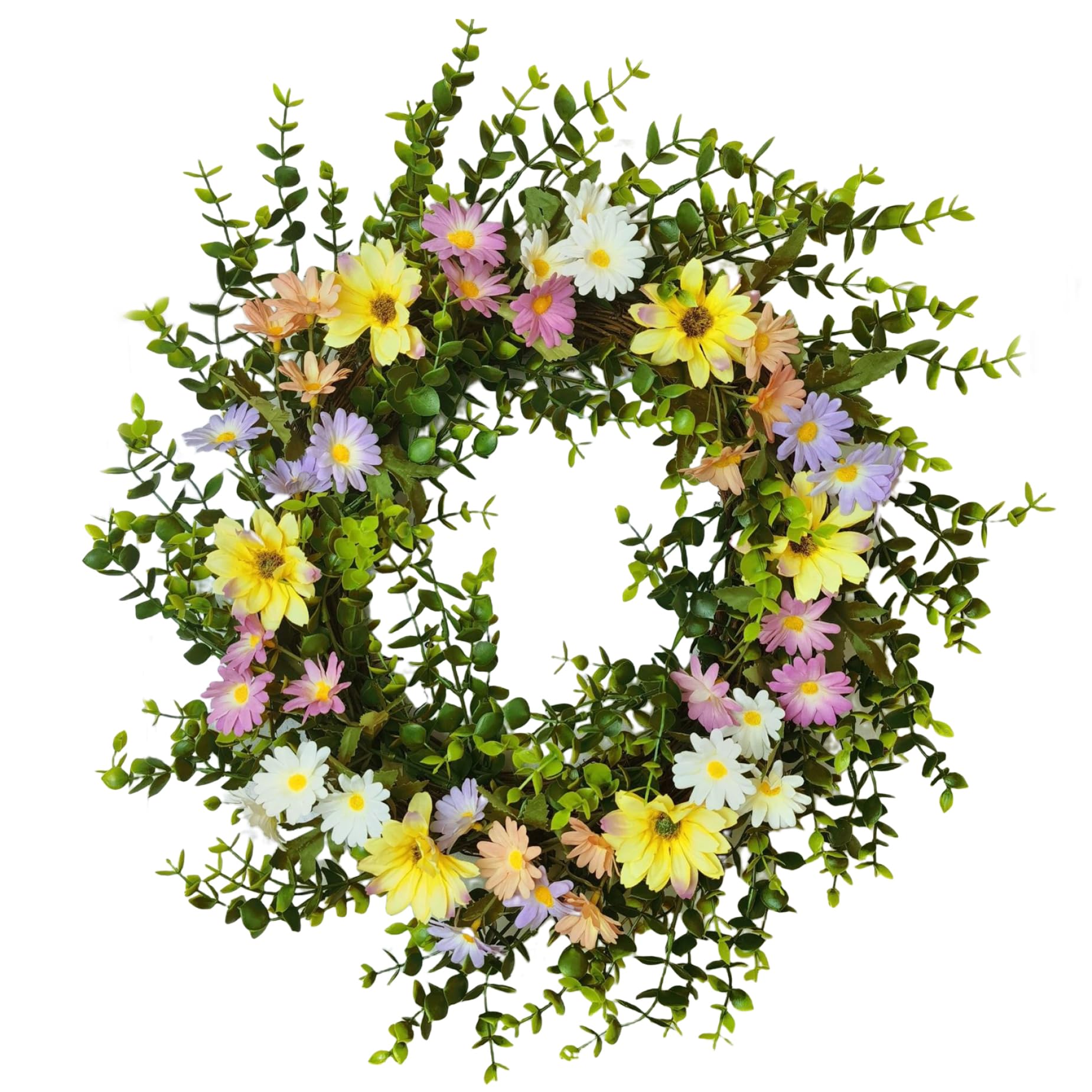 Couronne de porte d'entrée fleurie pour sublimer votre décoration de mariage et de maison