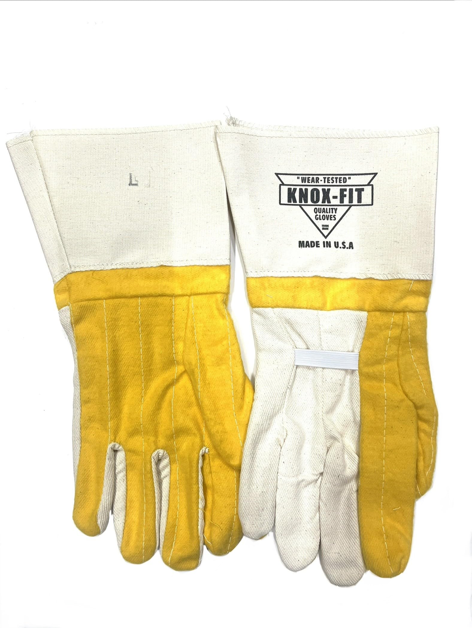 Amazon.com: Knox-Fit 679 Ironworkers Gloves - Long Cuff Size LARGE