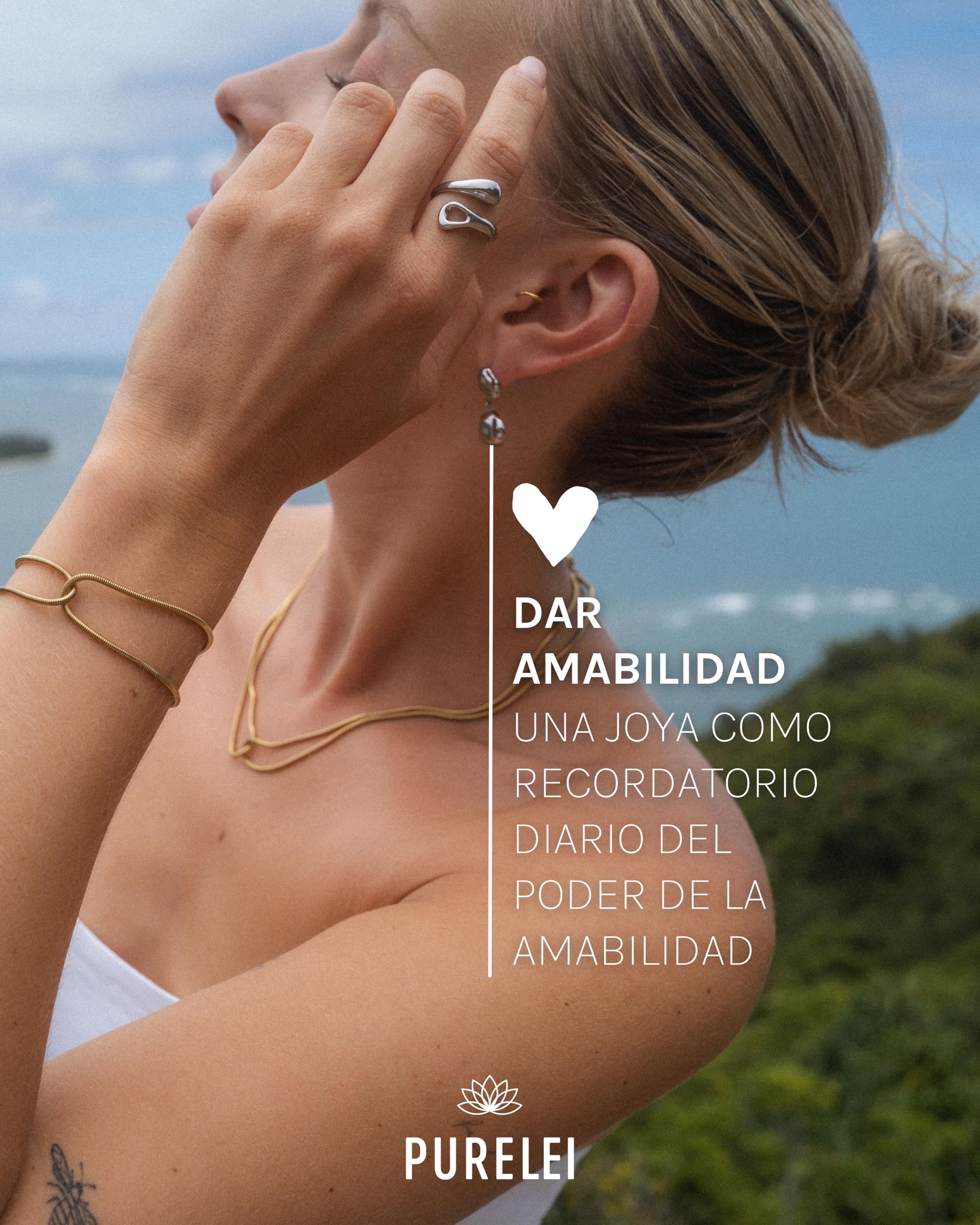 Purelei calendario adviento joyas 2025 (Bicolor) – 25 piezas exclusivas de joyería para cada ocasión – Calendario adviento mujer – Sostenible y reutilizable – Calendario joyas estético