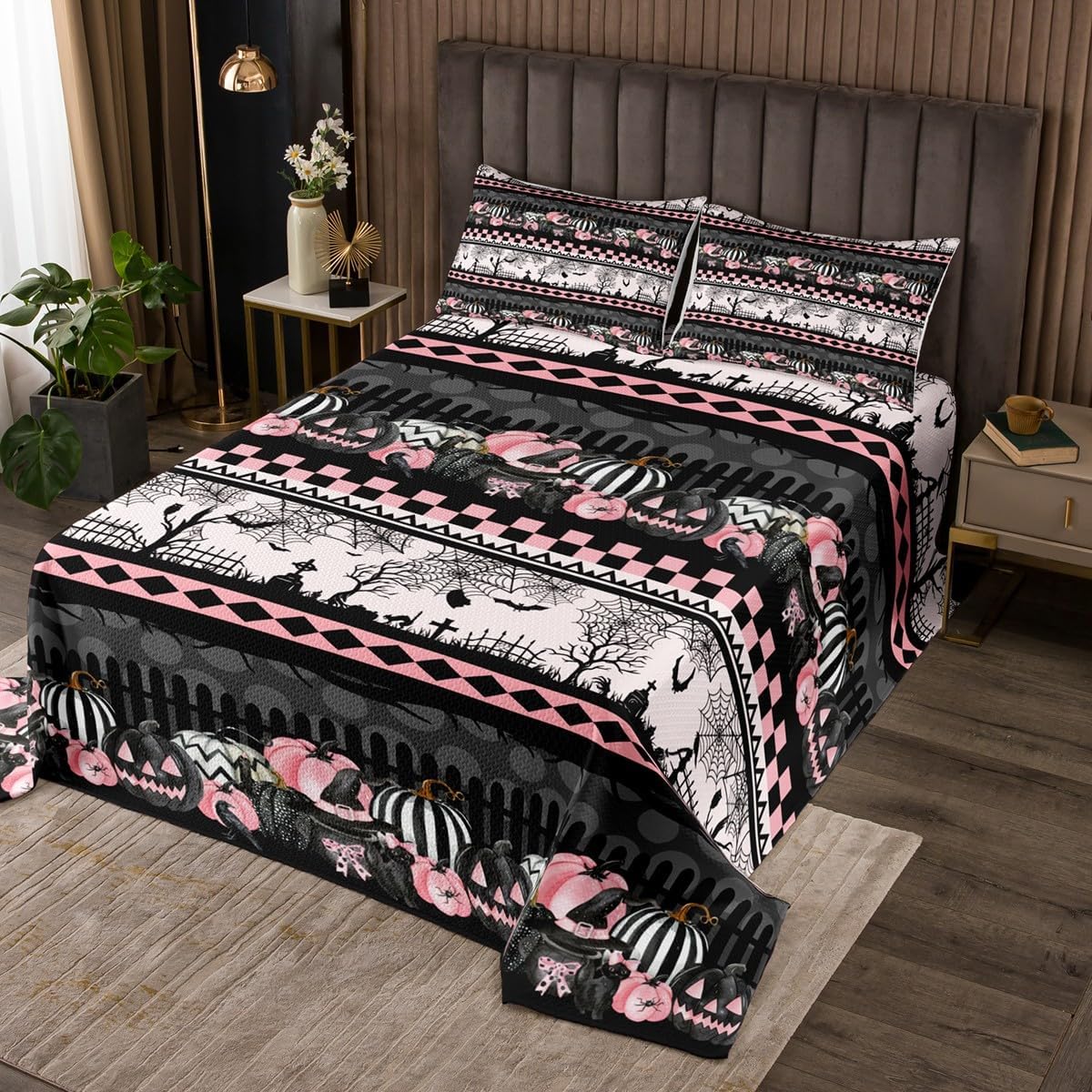 Black Girl Bedding Set Twin Size,Princess Girl Bedspread,Africa American Comforter Set for Kids Teens,Kawaii Navy Bowknot Love Stars Glitter Comforter Set Sweet Dreamy Quilt Coverlet 2Pcs