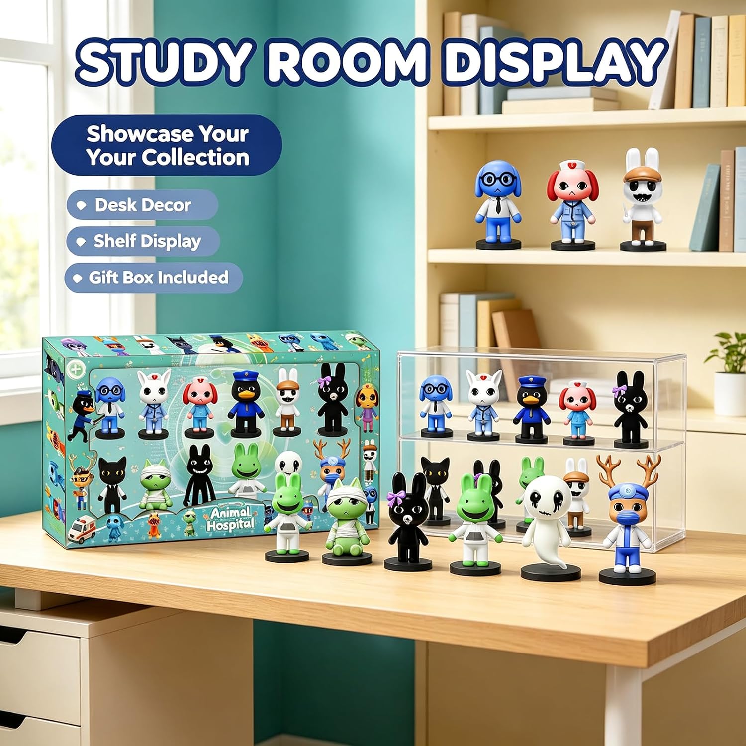 Animal Hospital Action Figure Set,12Pcs 3.2 Inch Collectible Figures，12PCS image 3