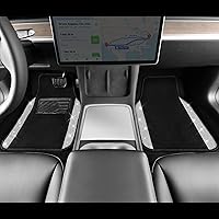 Vista 6 de CAR PASS - Tapetes para automóvil con diamantes de imitación y almohadilla para el talón, antideslizantes, de cloruro de polivinilo, impermeables