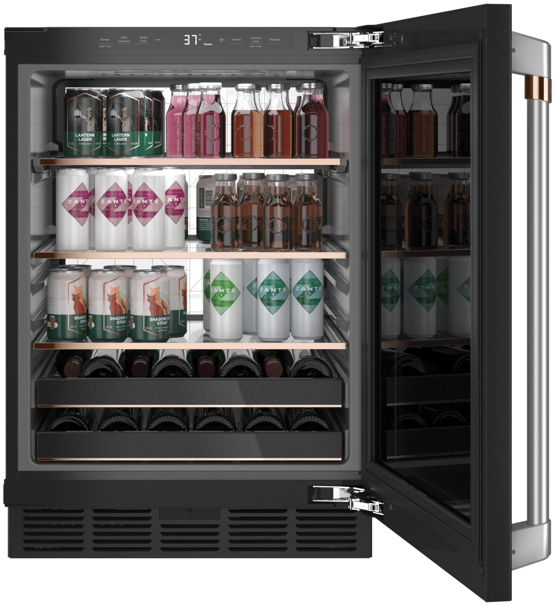 Café́ Ccp06bp2ps1 23 Inch Stainless Steel Built-In Beverage Center With WiFi on Fridge.com - View 5