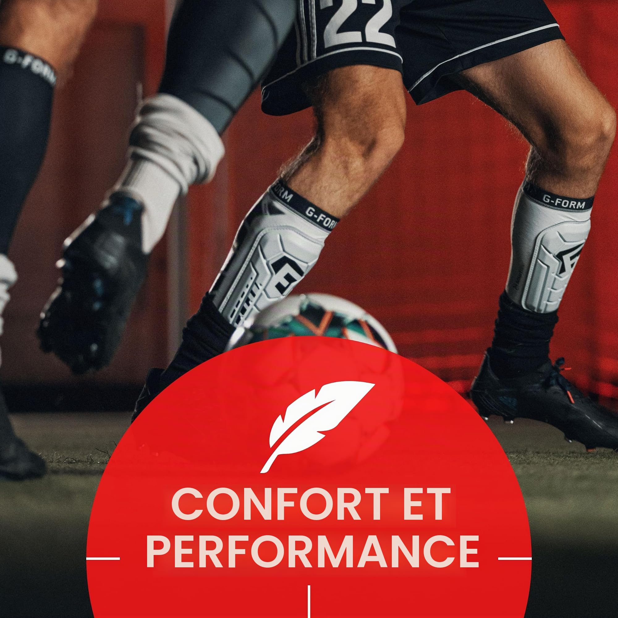 G-Form Pro-S Vento Protège-Tibias, Blanc, Youth S/M