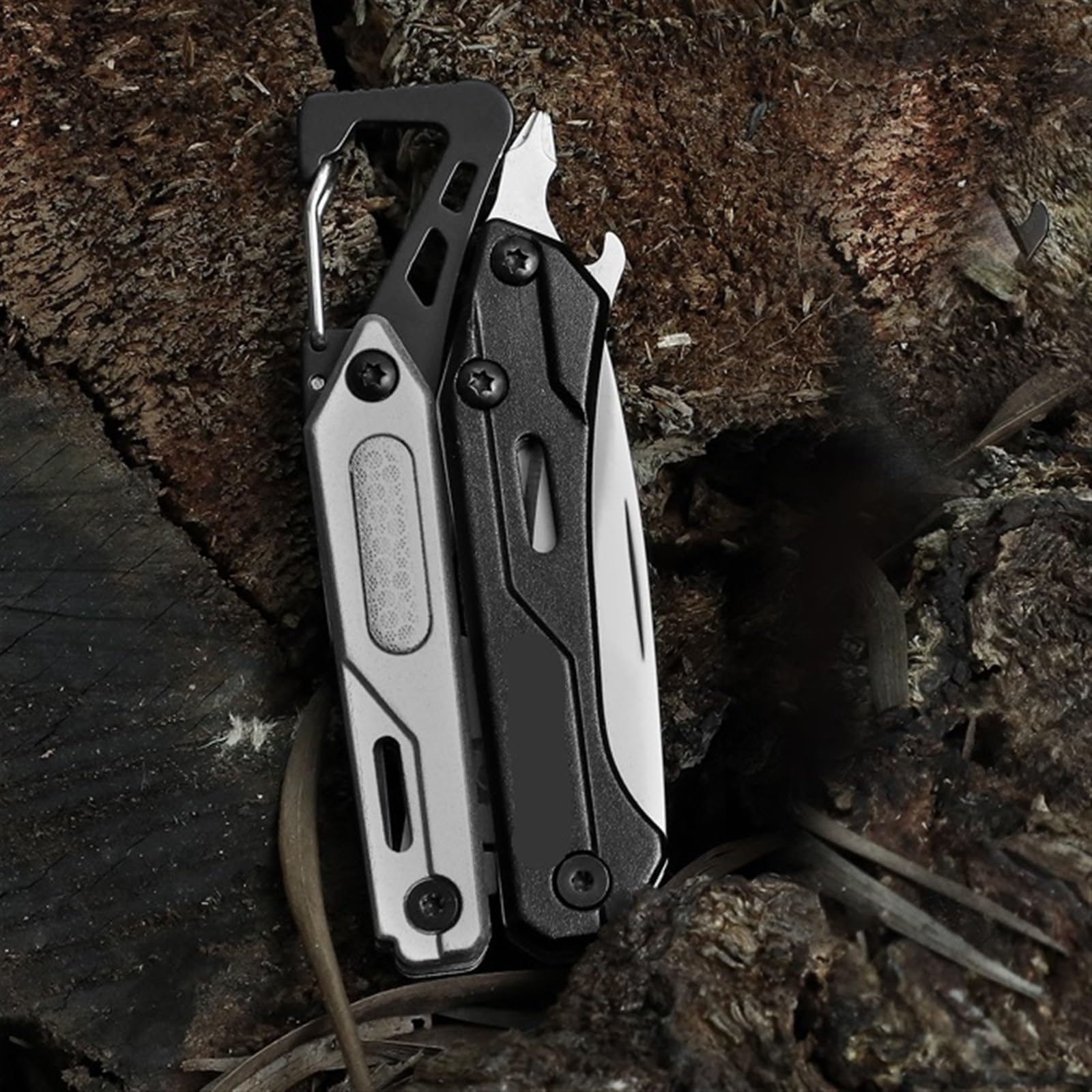 JINGYAN Szczypce Tool Pocket Knife With Screwdriver, Self-locking Multitool Pliers