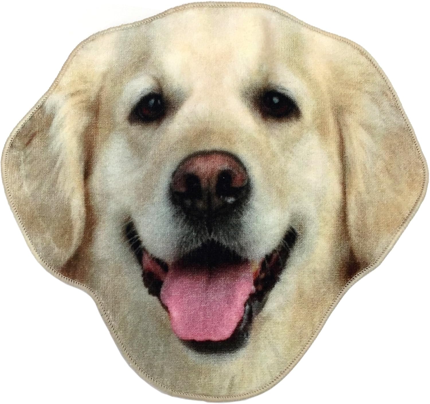 Realistic Motif Towel Animal Face Hand Towel Made in