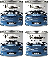 Vista 1 de Varathane - Poliuretano más reciente a base de agua, 200061H, cuarto de galón (paquete de 4), transparente