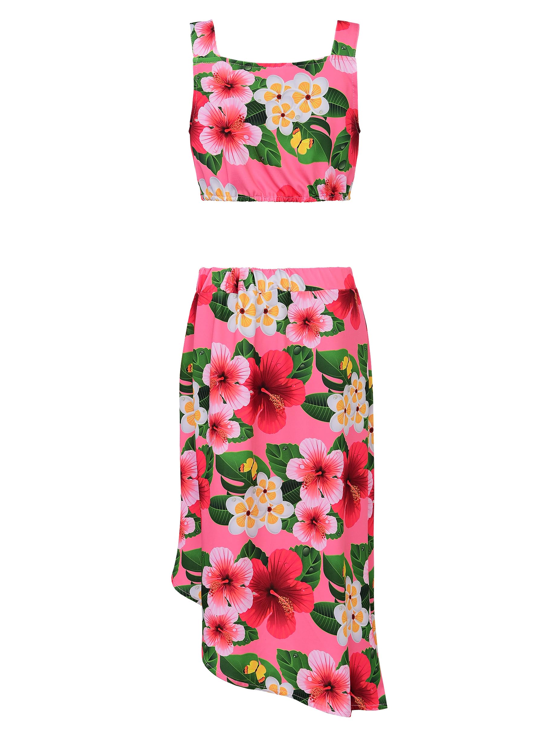 ReliBeauty Déguisement Hawaïenne Costumes pour Filles