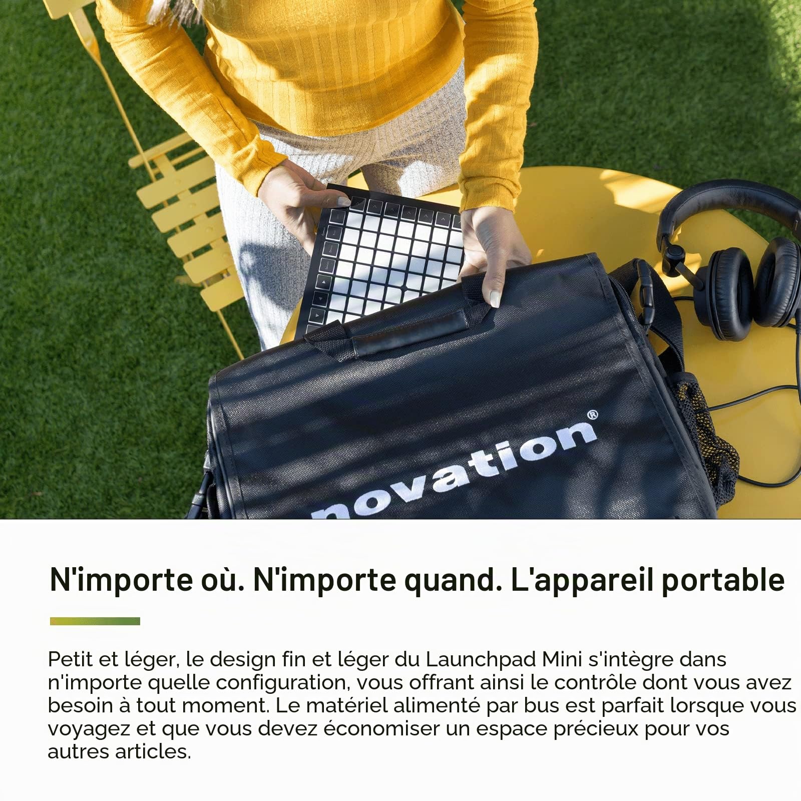 Novation Launchpad Mini [MK3] — Contrôleur MIDI USB portable de 64 pads pour Ableton Live et Logic Pro