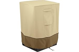 Classic Accessories Veranda Water-Resistant 21 Inch Outdoor Fire Column Cover