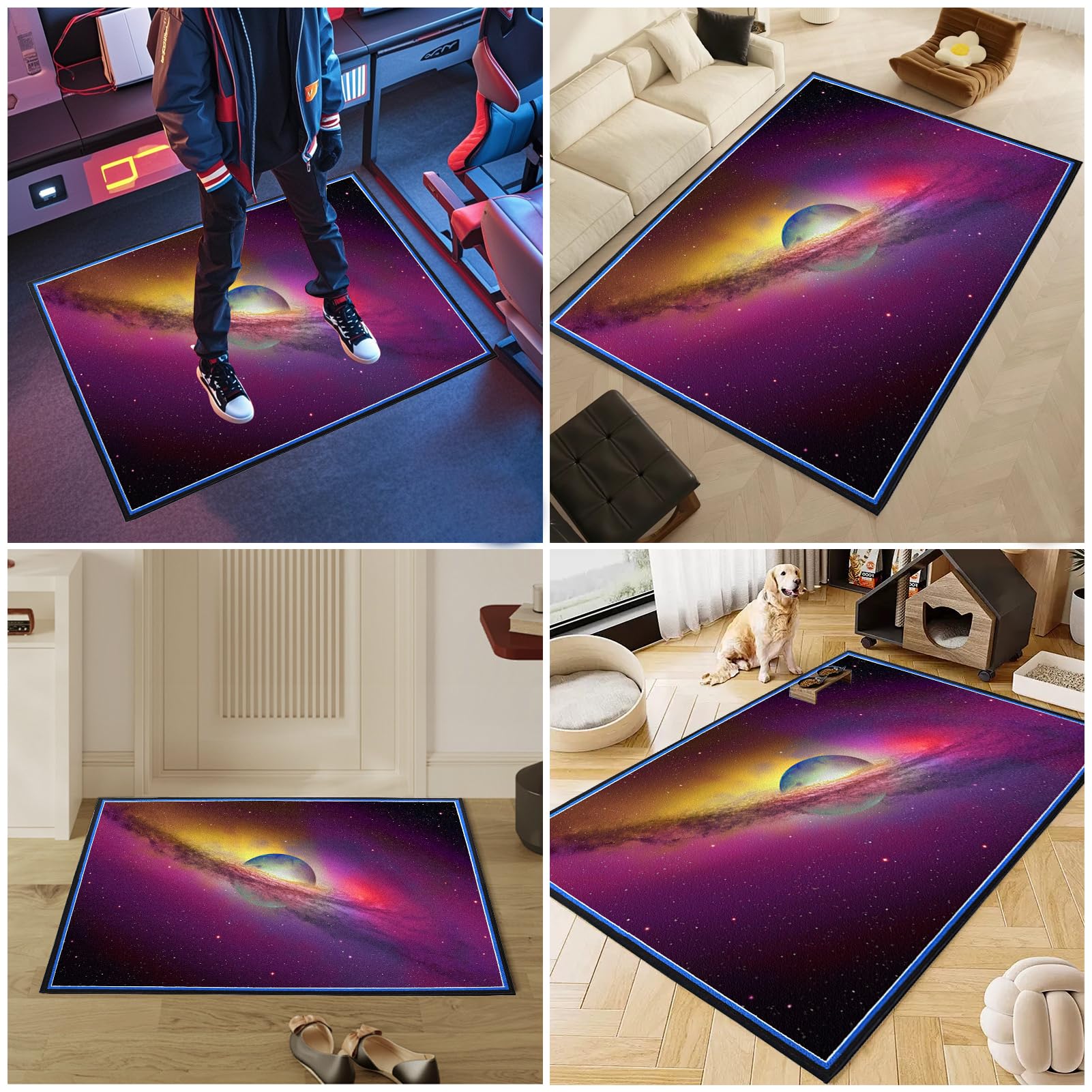 Mata do krzesła biurowego do gier 100 x 140 cm mata na krzesło biurowe antypoślizgowa twarda podłoga mata podłogowa, mata do siedzenia z kołami, do parkietu i płytek
