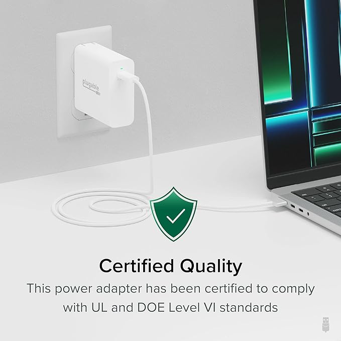 Plugable USB 3.0 y USB-C Docking Station Dual 4K con Cargador 140W miniatura 9