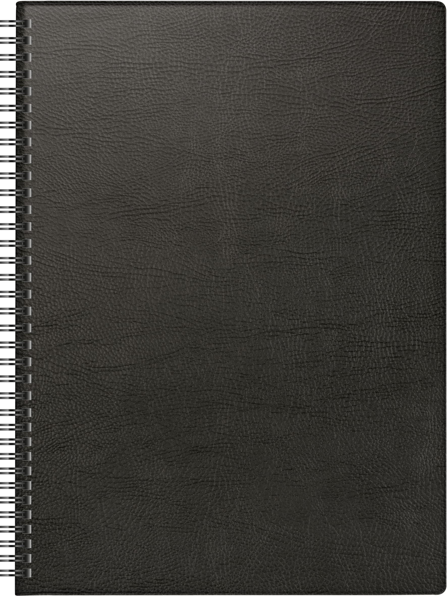BRUNNEN Weekly calendar model 781 2024, 2 pages = 1 week A4, black