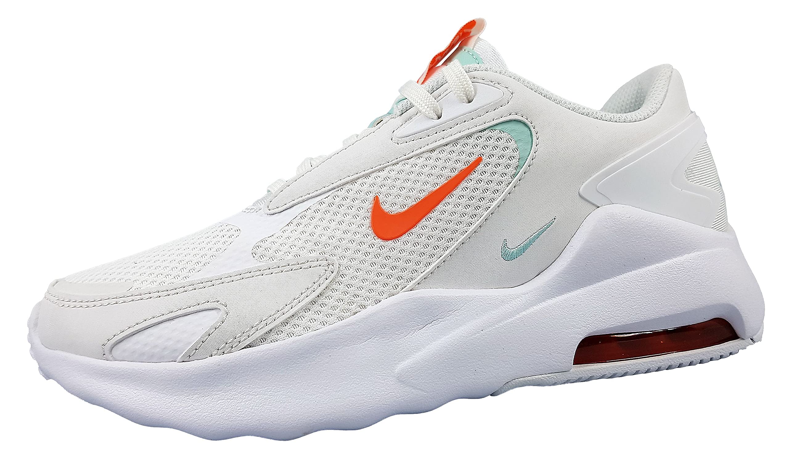 NIKE Air Max 90 LTR (Gs), Men's Gymnastics Shoes, White Turf Orange Summit White, 8 US