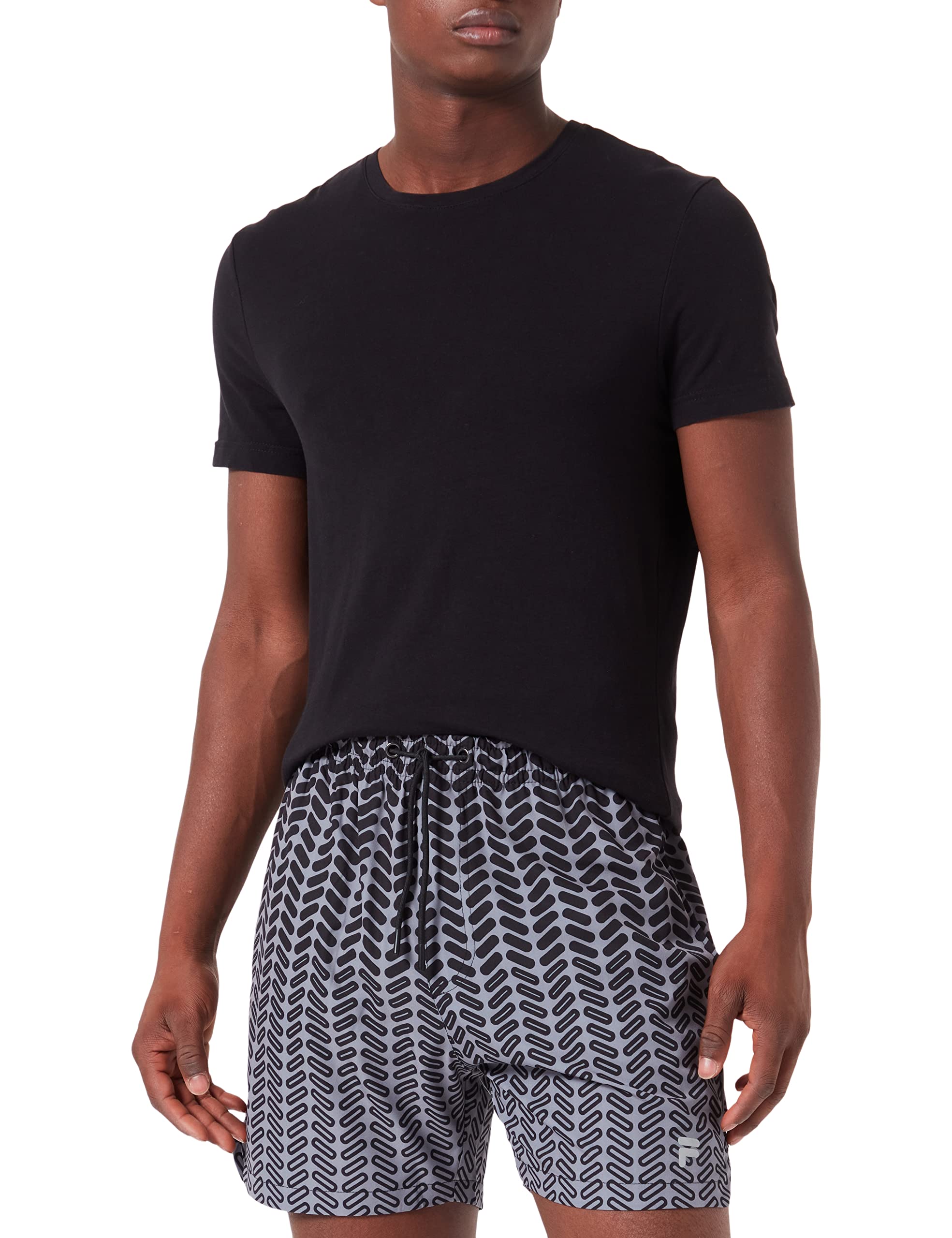 FILA Męskie spodenki do biegania RAGA Night Owl Fade AOP, M