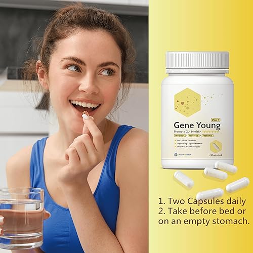 Miniatura 5 de Synbiotic for Gut Health  Prebiótico diario 3 en 1, probiótico, postbiótico para la salud digestiva, hinchazón y apoyo inmunológico  30 cápsulas