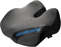 Vista 15 de Everlasting Comfort Cojín de asiento de espuma viscoelástica recomendado por médicos para sillas de oficina y automóvil, accesorios ergonómicos