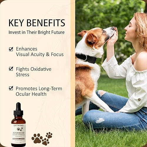 Miniatura 4 de Optikind Vision Gotas para perros - con luteína, zeaxantina y extracto de arándano (1 unidad)