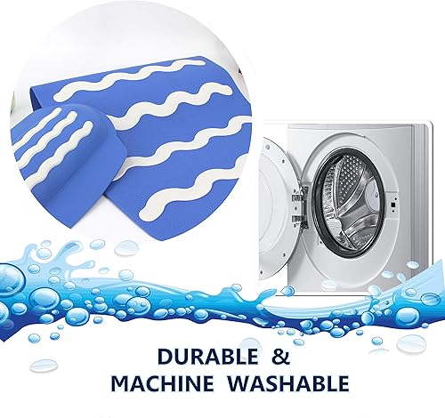 Miniatura 7 de Reposacabezas de baño antideslizante patentado, almohada, ecológico, sin PVC, combinación de colores, lavable a máquina, cómodo, suave, con potentes