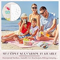 Vista 5 de Silkfly Bolsa médica de chenilla con letras para medicamentos, bolsa de primeros auxilios para viajes, de PVC, de nailon, parche de emergencia