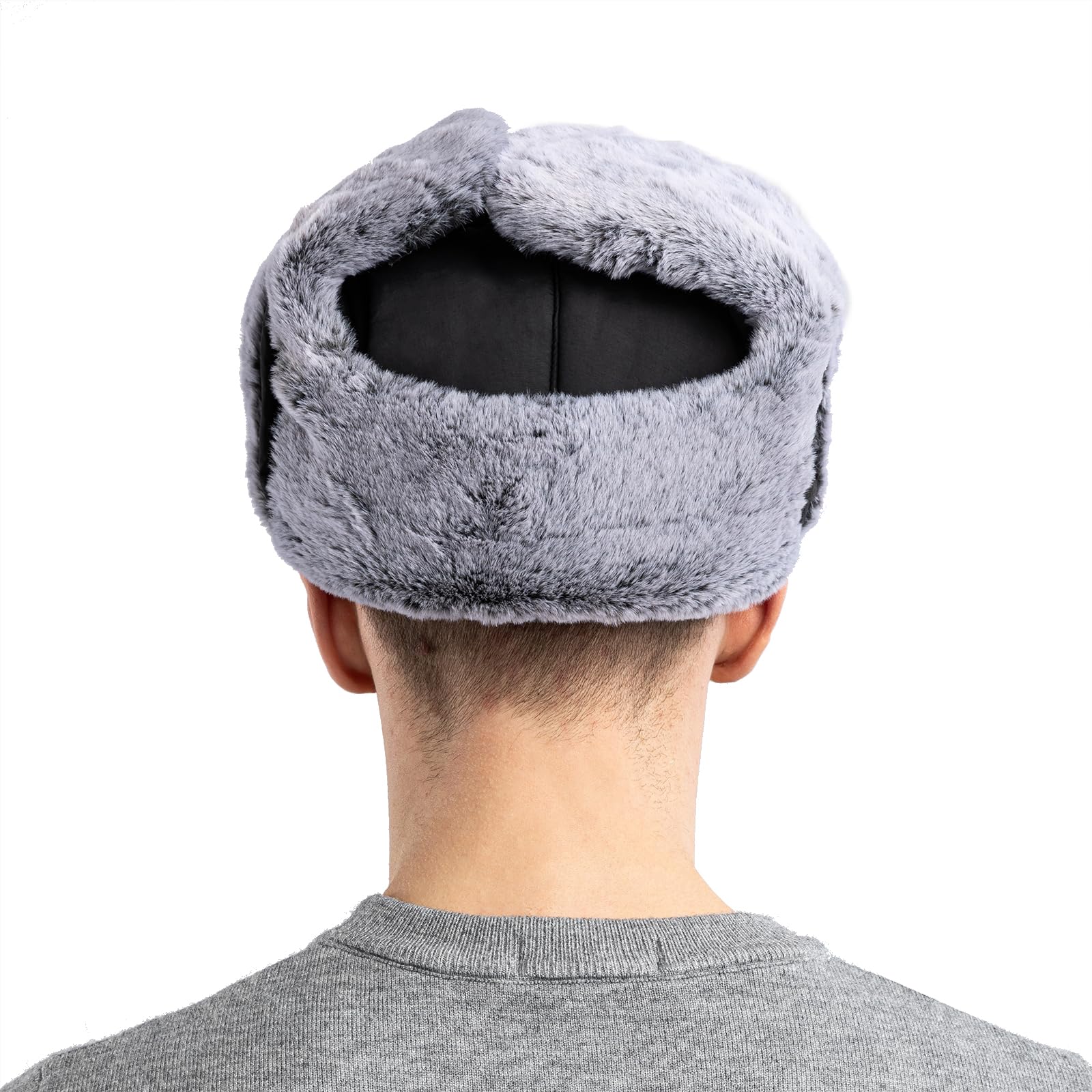 Ruso Trampero Trapper Hat Mujere Hombre Chicas Orejas Gorra Bombardero Sombrero cálido frío máscara a Prueba de Viento Ears Bomber Ushanka Russian
