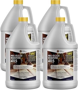 DeckGeneral Mill Glaze Remover 4115 Removes Glaze from Fresh Cut Wood | Light Duty Wood Cleaner & Prep Product | Use on New Lumber | Case