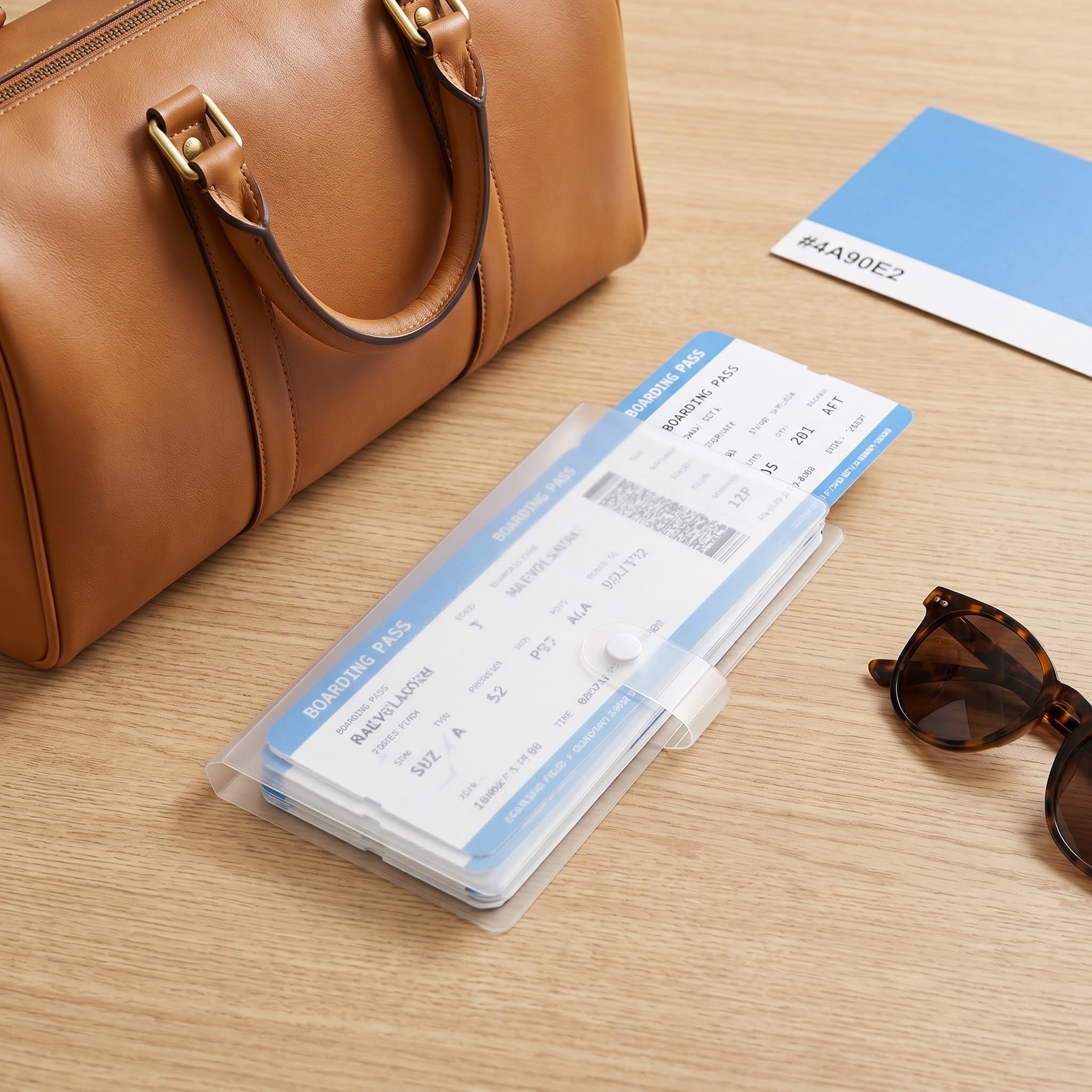 OUNONA 4 álbumes de tarjetas de 40 ranuras, libro para coleccionar entradas de cine de 8,9 x 4,7 pulgadas, álbum de fotos con cubierta de plástico transparente, organizador de almacenamiento de