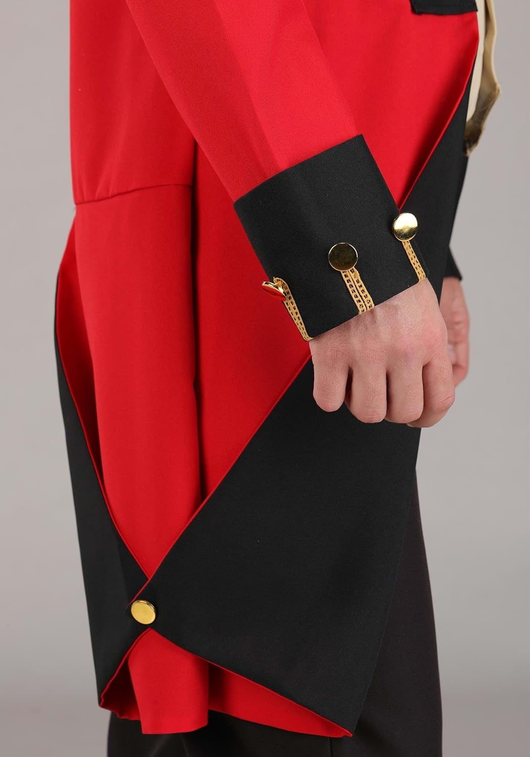 Fun Costumes Adult British Redcoat Costume Mens, Revolutionary War Halloween Outfit, Historical Colonial Jacket for Theater - Image 6