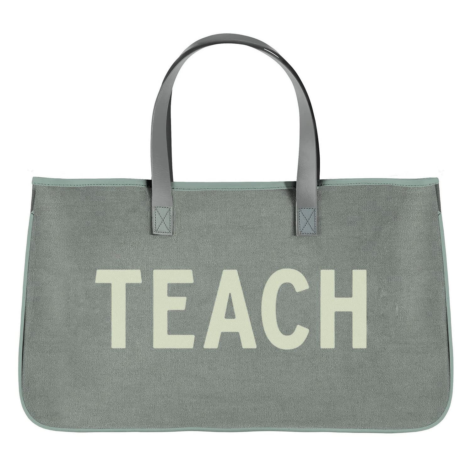 Santa Barbara Design Studio Hold Everything Canvas Tote Bag, 20 x 11-Inch, Teach
