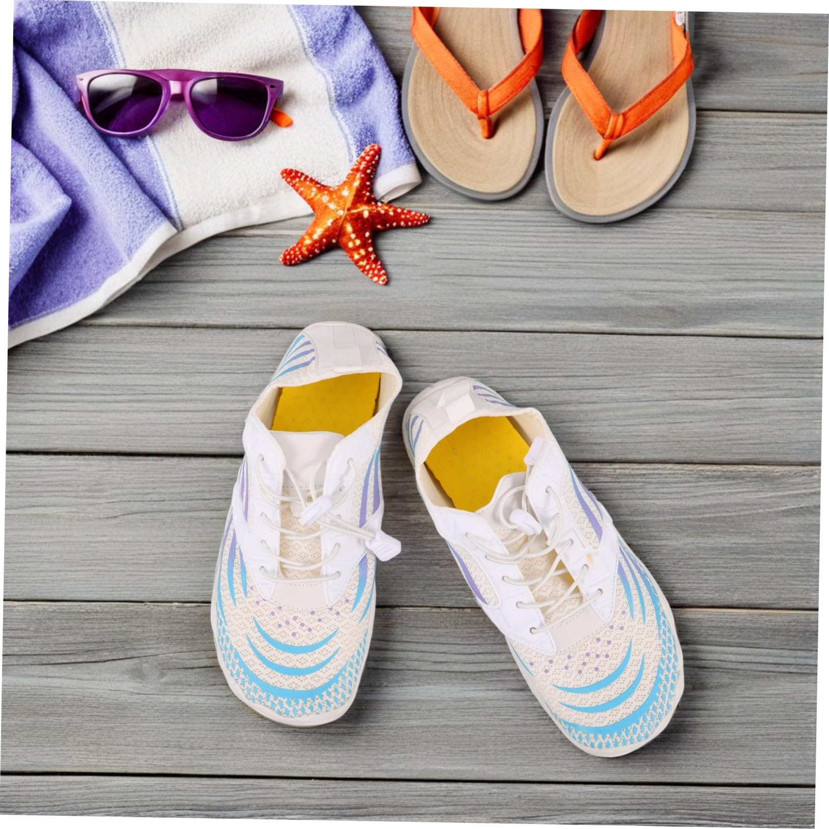 FRCOLOR Scarpe da Acqua Uomo Donna Scarpette Barefoot Traspiranti e Antiscivolo con Suola in Gomma Asciugatura Rapida per Nuoto Kayak Surf e Trekking in Spiaggia