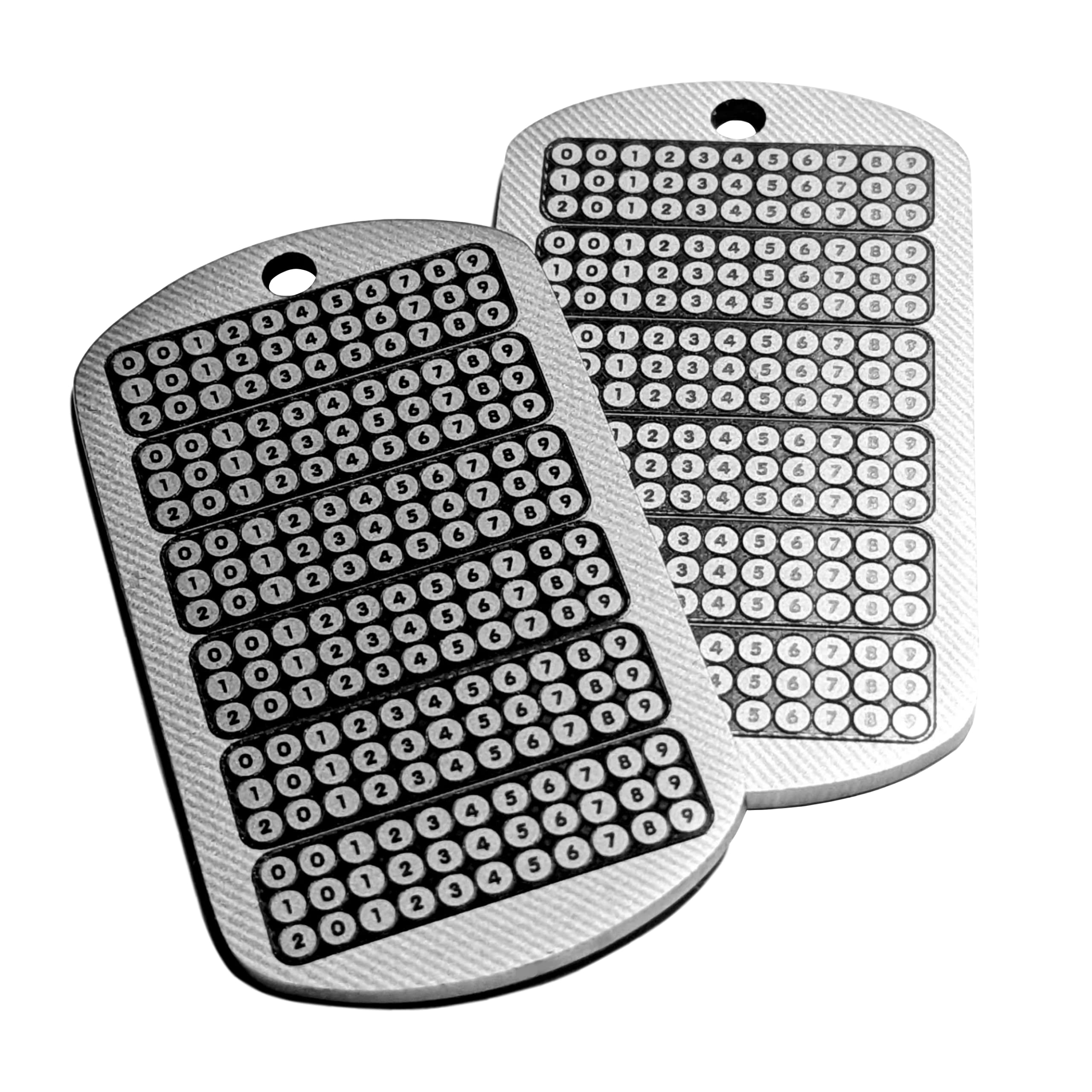 CipherTag (2) Small Stainless Steel Metal Seed Word Backup Your Digital Assets Compatible with Bitcoin Ethereum Litecoin Doge Shiba Solana and Other Web3 BIP39 Wallets - Hardware Wallet Compatible