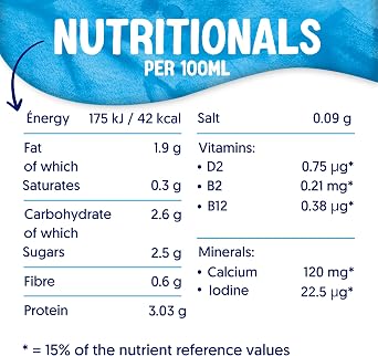 Alpro Soya Drink Plant-Based Long Life Milk Alternative, 1L (8 Pack)
