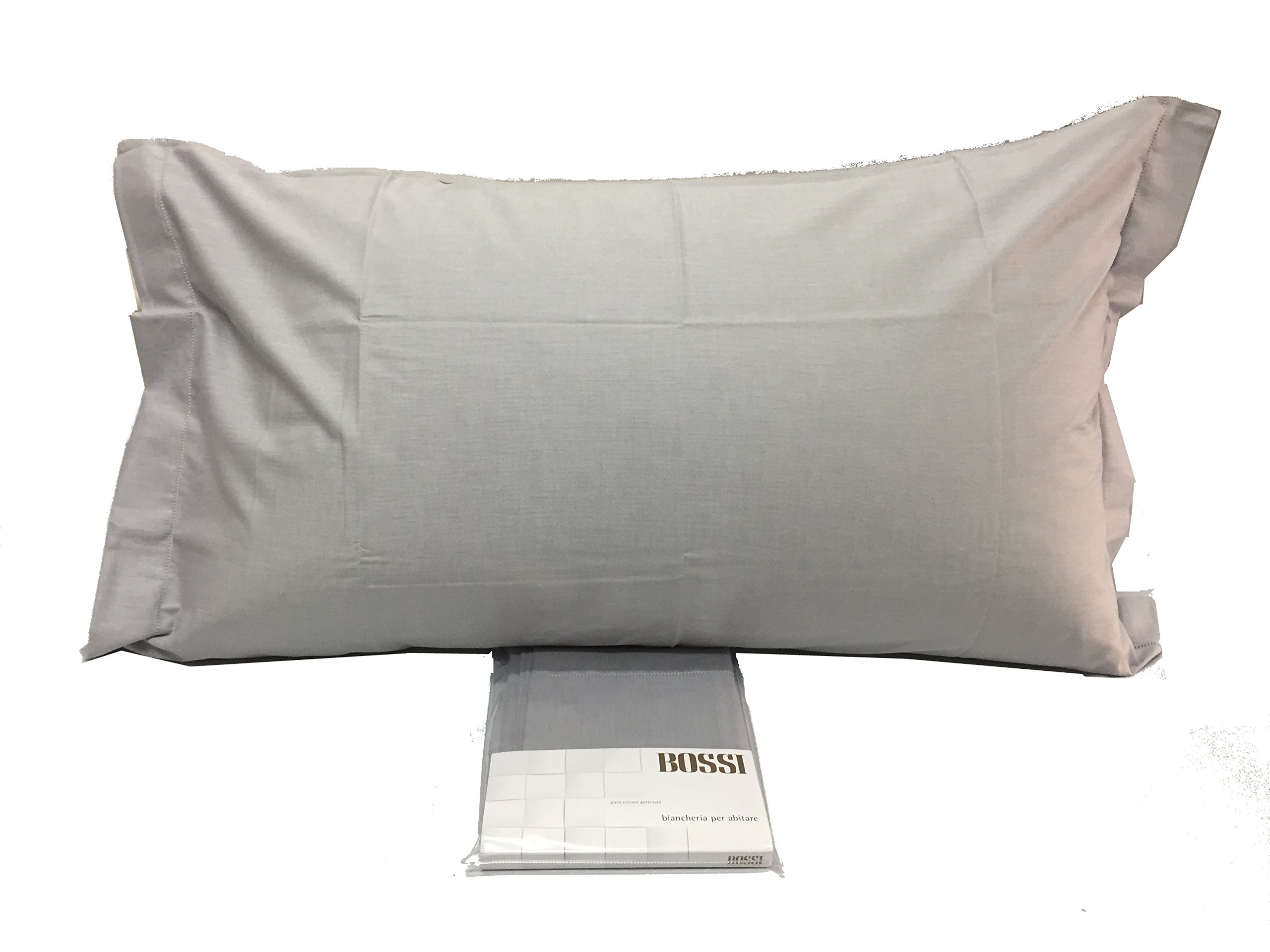 Bossi Coppia federe 2 volani col. 5795 Girgio Chiaro Melange