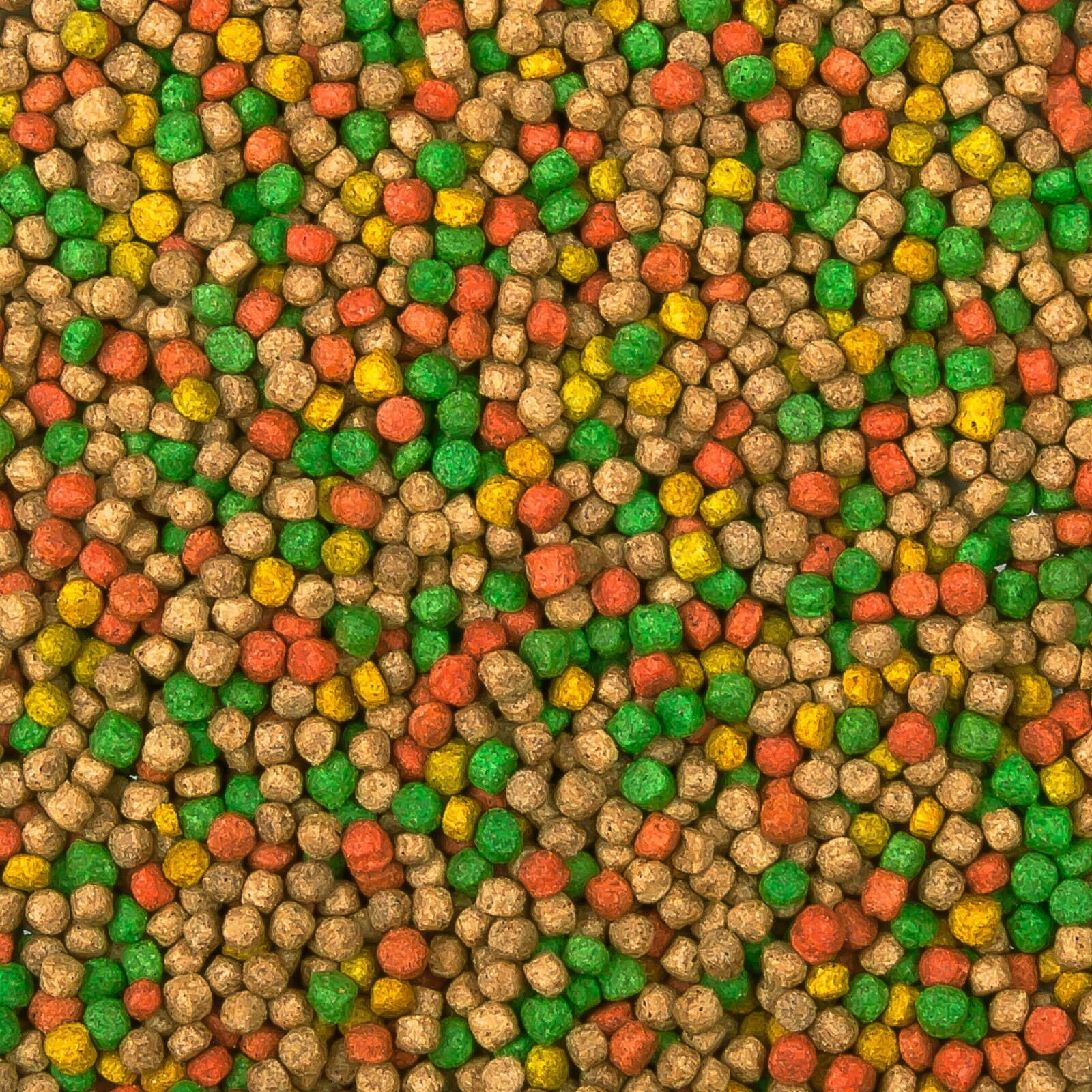 Multimezcla de alimentos Koi de 3 mm – La mezcla de 4 variedades para peces Koi y estanque para una nutrición equilibrada de pescado con aceite de salmón, espirulina, astaxantina y Wheatgerm (5 kg)