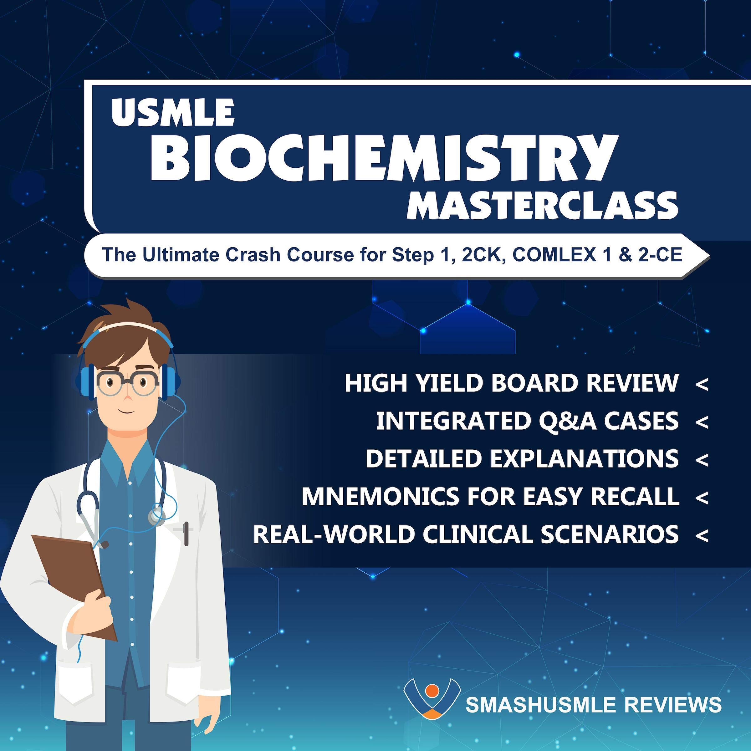 Biochemistry Flashcard Overview for USMLE Step 1
