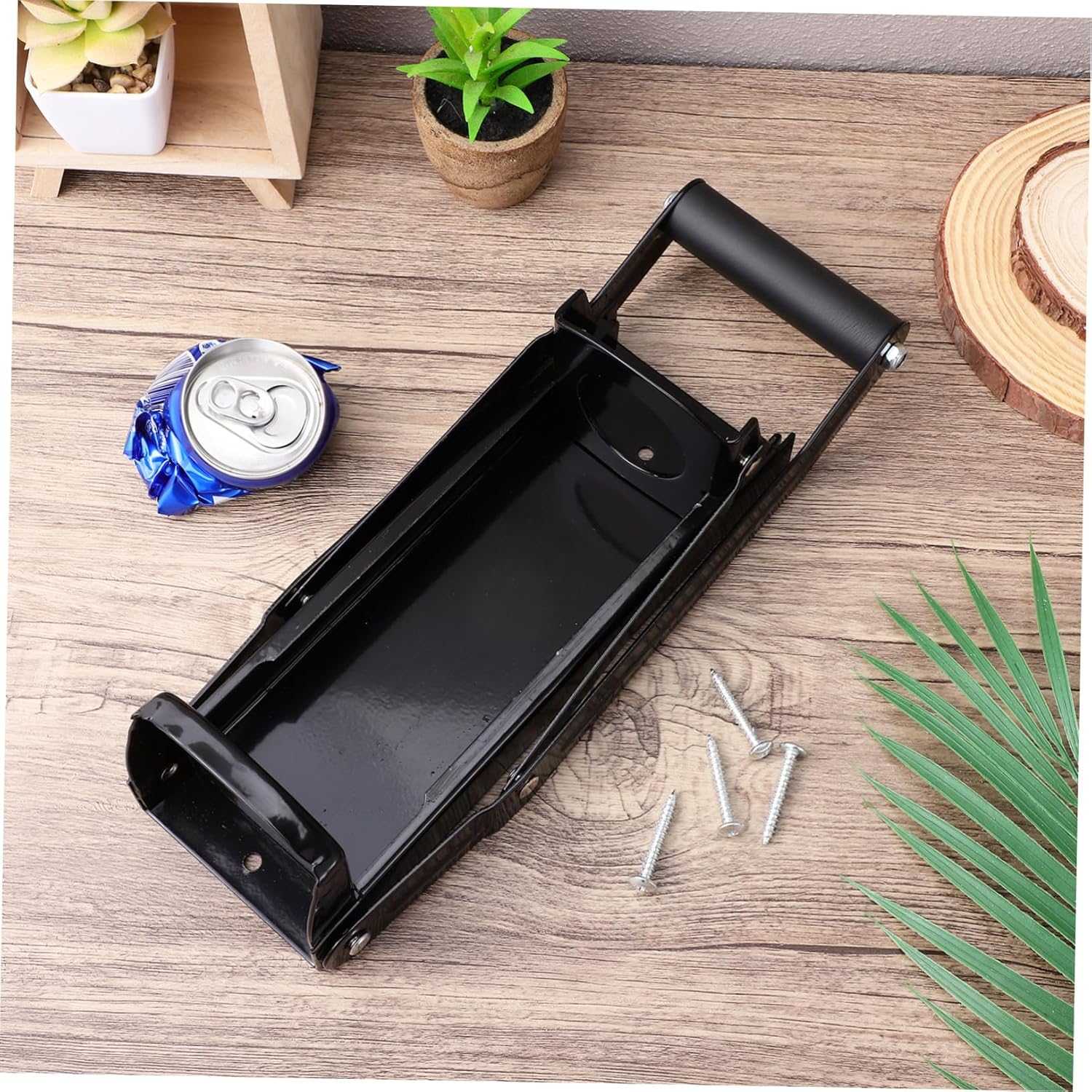 Alipis Can Crushers for Recycling Bottle Opener Bottles Crusher Can Crusher Wall Mounted Efficient Garbage Wall Mounted Can Smasher Stainless Steel