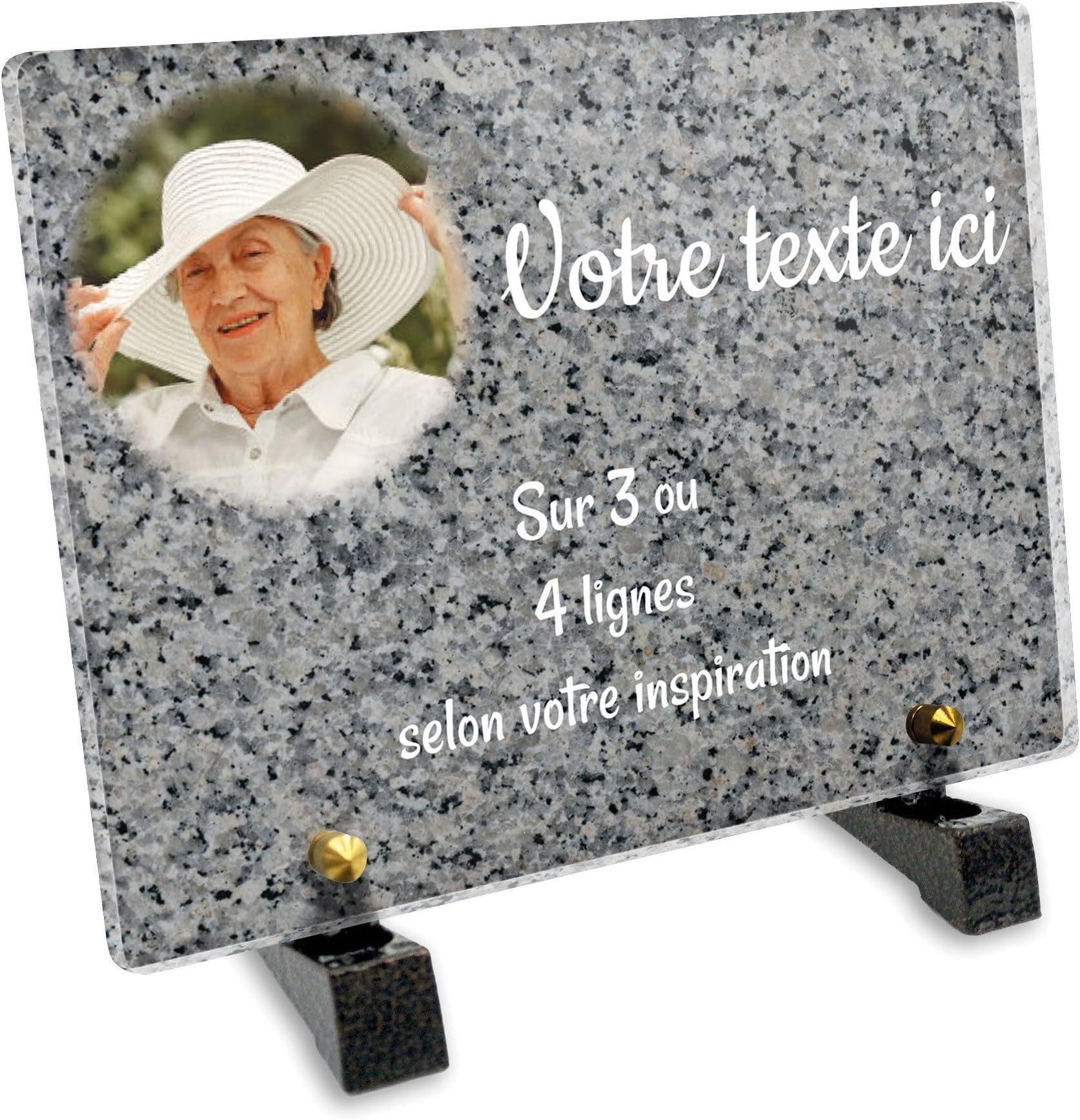 Plaque funéraire sport Réf: 387