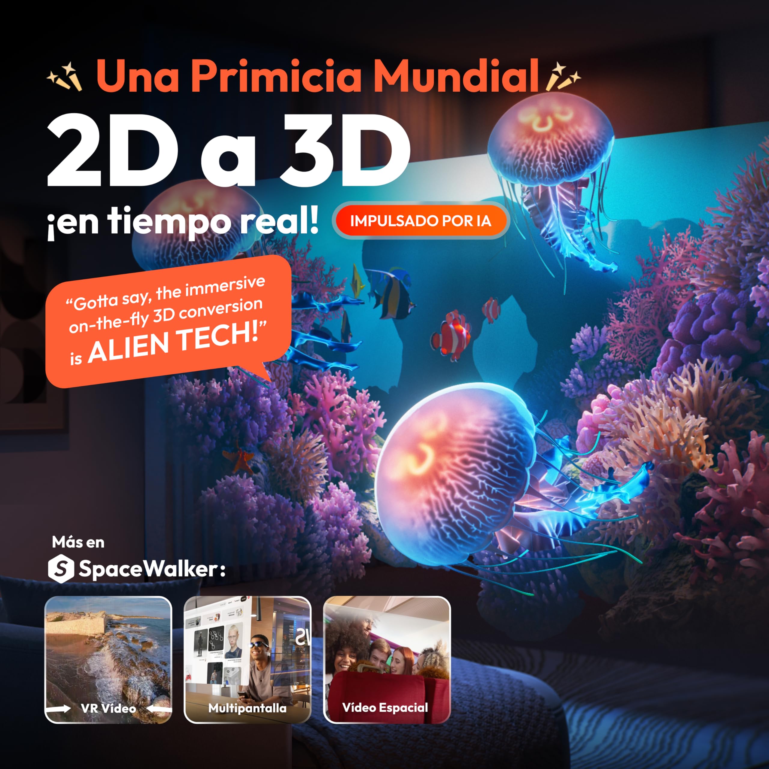 VITURE Pro XR/AR Gafas, Pantalla de 135” 120 Hz,Audio Harman,película electrocrómica,compatibles con iPhone 17/16/15,Android,Mac,PC&Steam Deck, Primera Experiencia XR inmersiva para Switch 2 - Usado