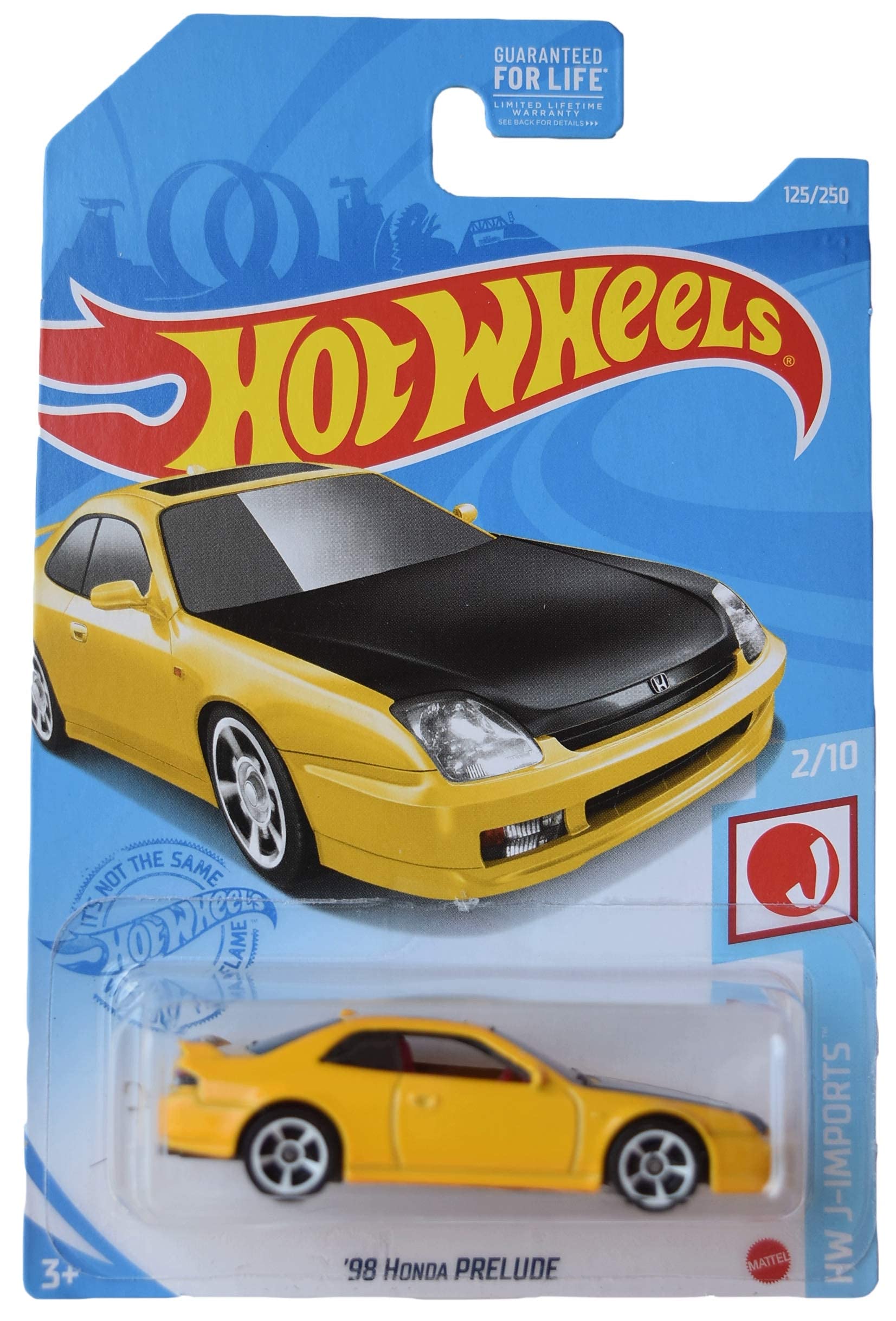 Hot Wheels98 Honda Prelude 125/250 J Imports 2/10 (Yellow)