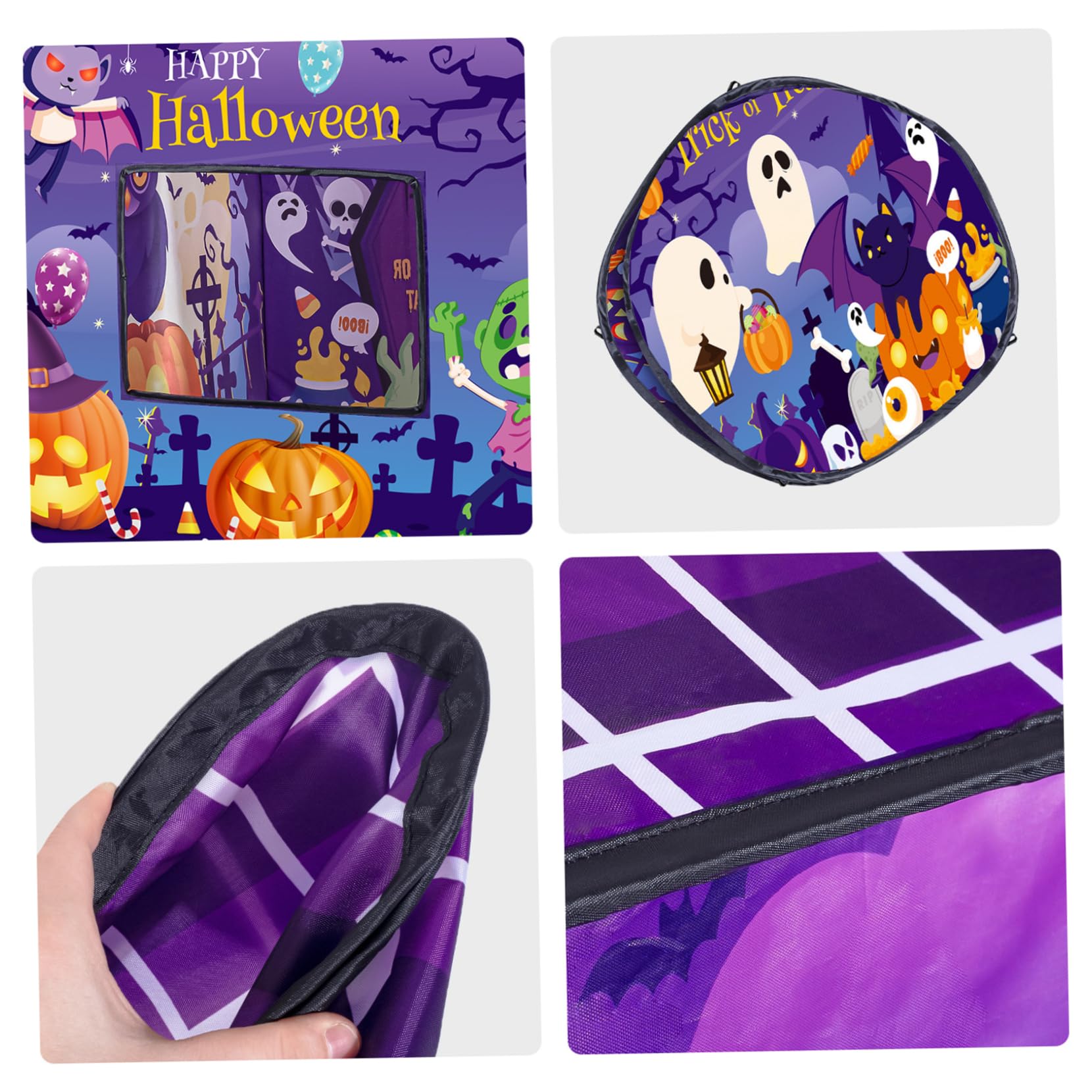 Tenda da Gioco per Bambini, casetta da Gioco Pieghevole Pop-up per Halloween