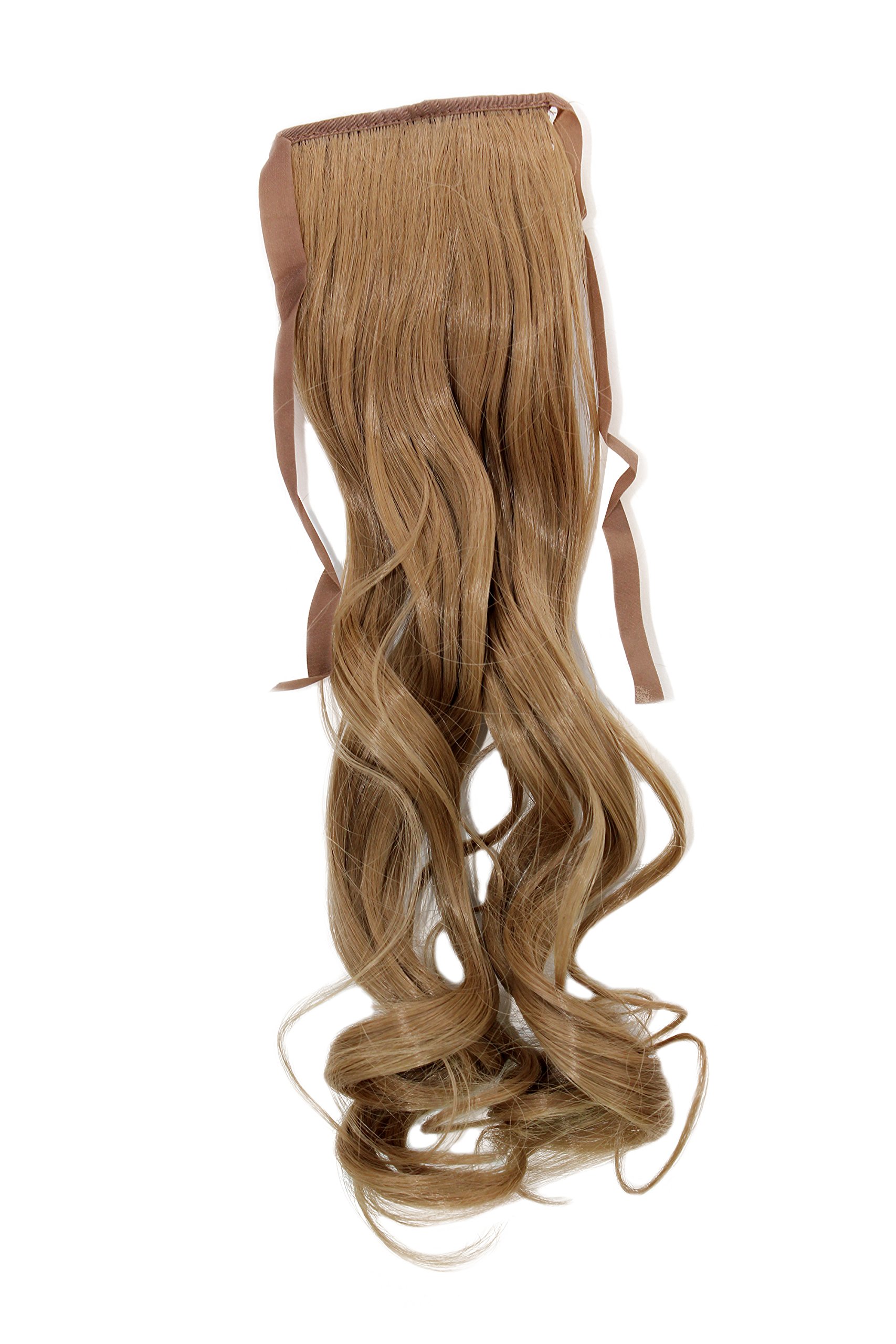 20 Fasce Con Biadesivo 45 Cm Ricce Biondo Ultra Chiaro 613 - Extension Capelli Veri