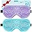 BeeVines Gel Eye Mask, 2 Pack Cooling Ice Masks for Puffy Eyes for Men & Women, Cold & Warm Compress for Post Surgery, Puffiness, Allergies, Sinuses & Migraines Treatment(Blue & Purple)