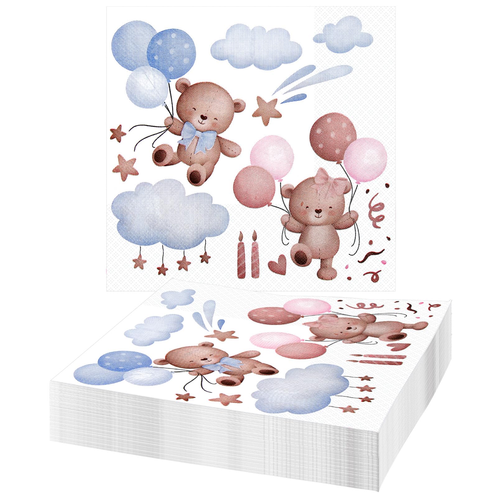 40 Tovaglioli Di Carta Per Compleanno Ragazza, Rosa, 33x33 Cm, Con Scritta 'Happy Birthday', Decorazione Tavola Feste