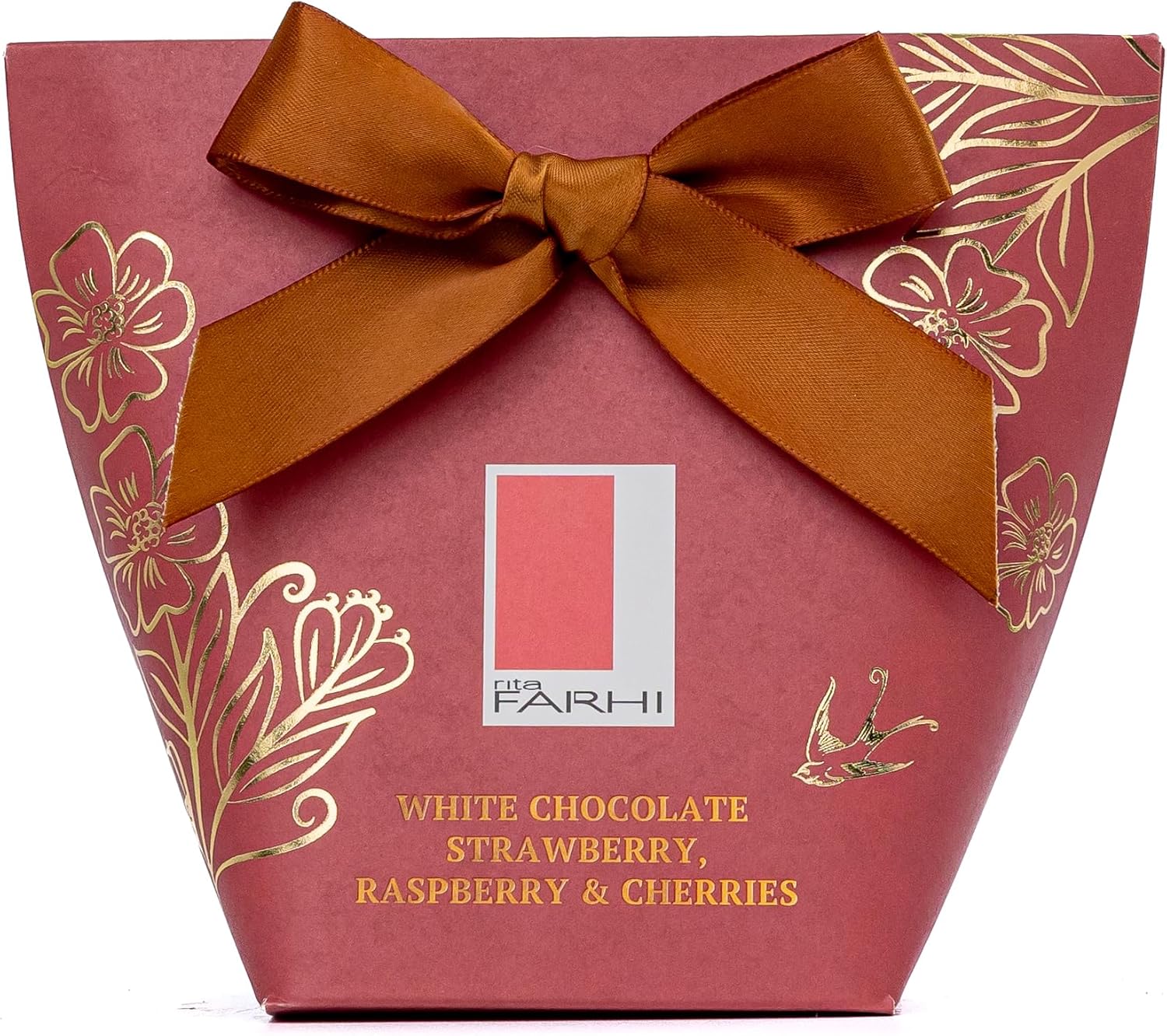 Rita Farhi White Chocolate Strawberry, Raspberry & Cherries in Gift Box ...