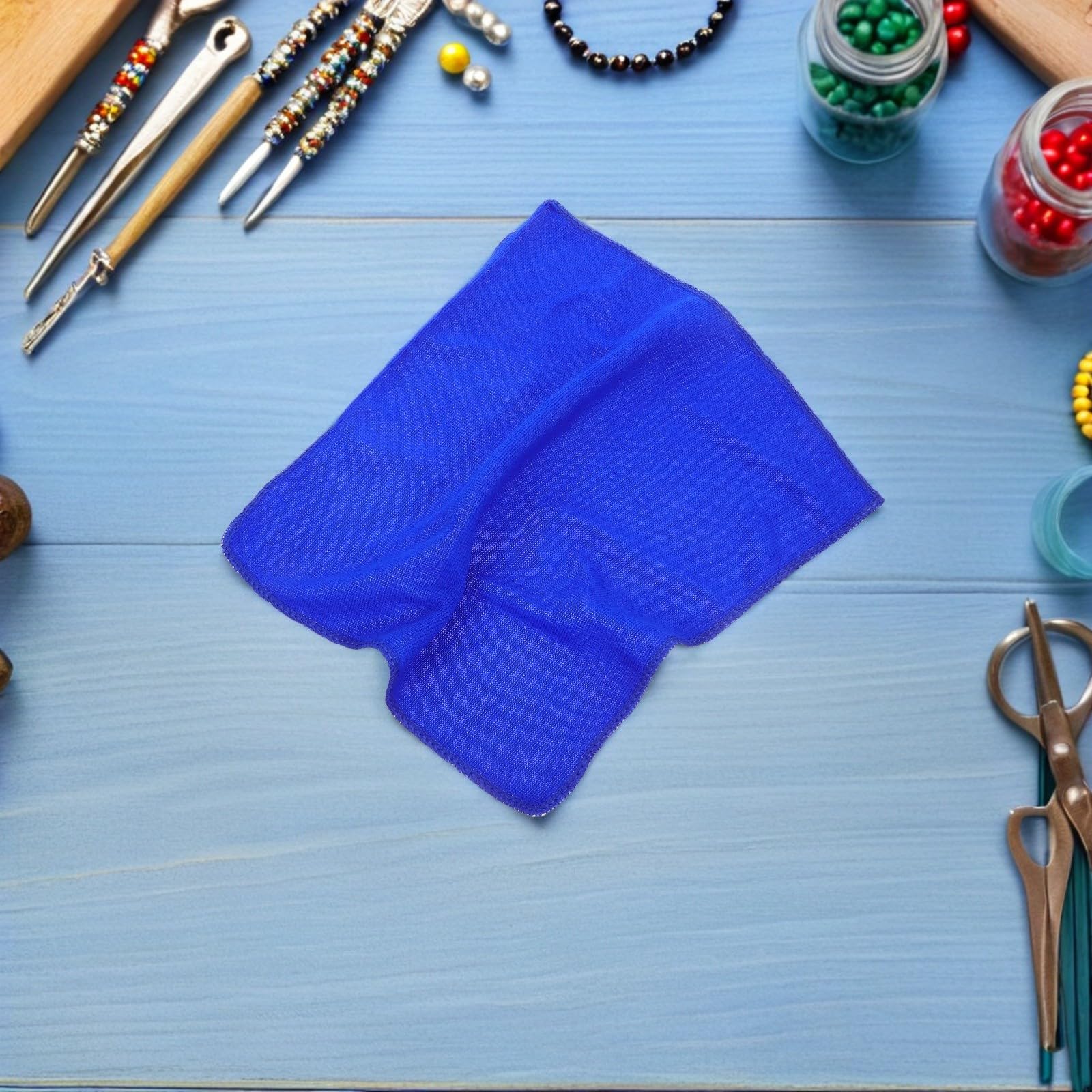 Lot De 4 Chiffons Absorbants Pour Peinture - Carrés Doux En Fibre - Nettoyage Matériels Artistiques (Couleurs Aléatoires)