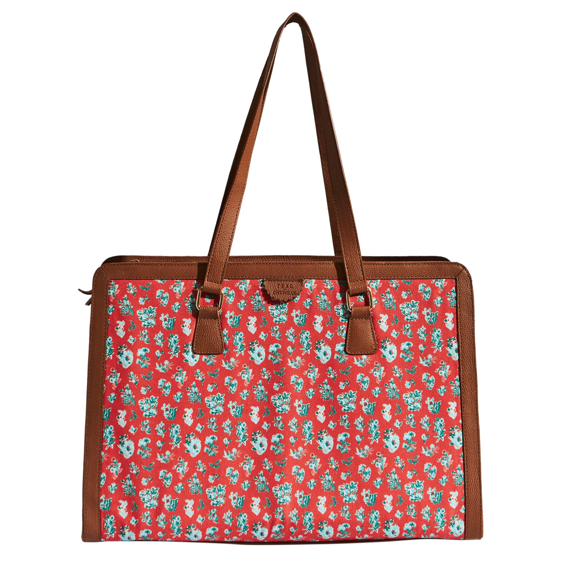 TEAL BY CHUMBAK Office Tote Bag for Women | Stylish Shoulder Bags for College | Professional Canvas Tote Bag | Laptop-Friendly College Bag (B0C2YTV2G4) Amazon Price History, Amazon Price Tracker