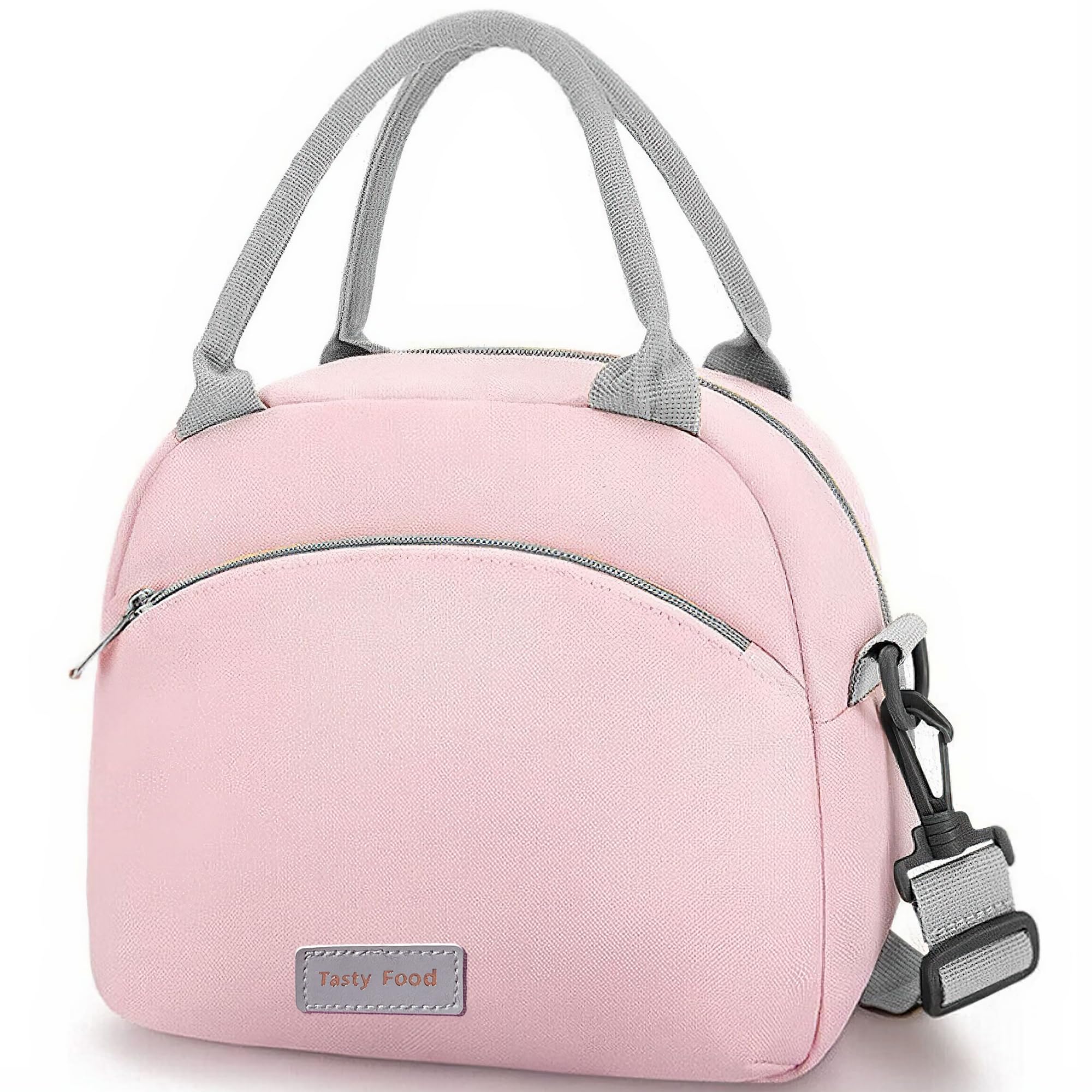 Genérico Bolsa Termica Porta Alimentos con correa ajustable, Bolsa Comida Trabajo, Lunch Bag, Bolsa Isotermica para Trabajo, Escuela, Picnic