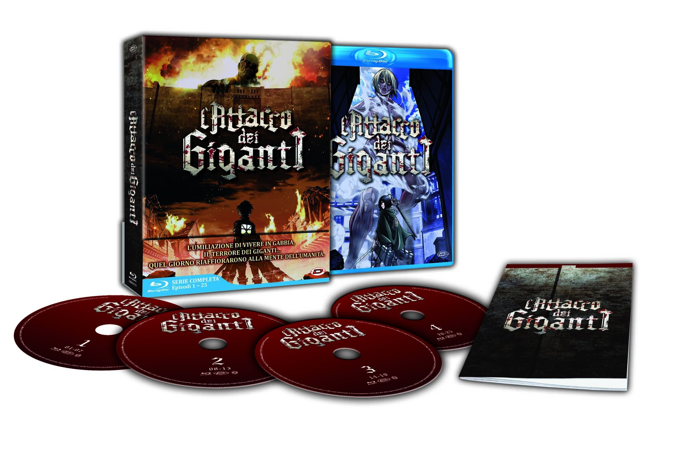 L'Attacco Dei Giganti The Complete Series (Box 4 Br)